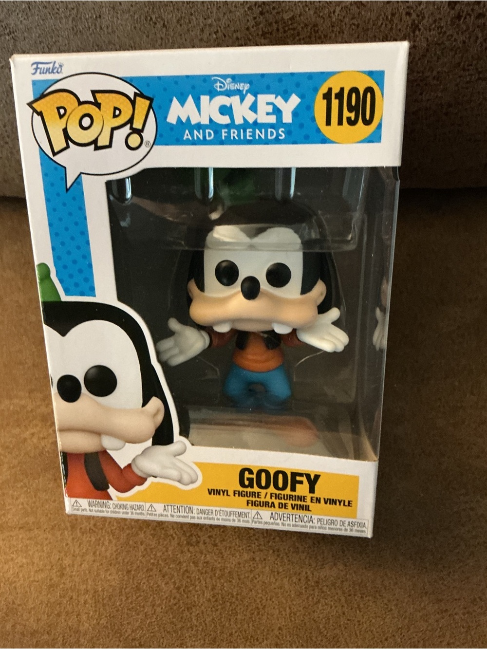 Funko Pop! Goofy Vinyl Figure - Blue, Orange, Black, White